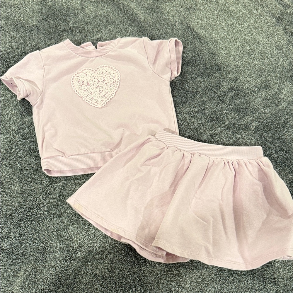 Little Me Light Pink Baby Outfit